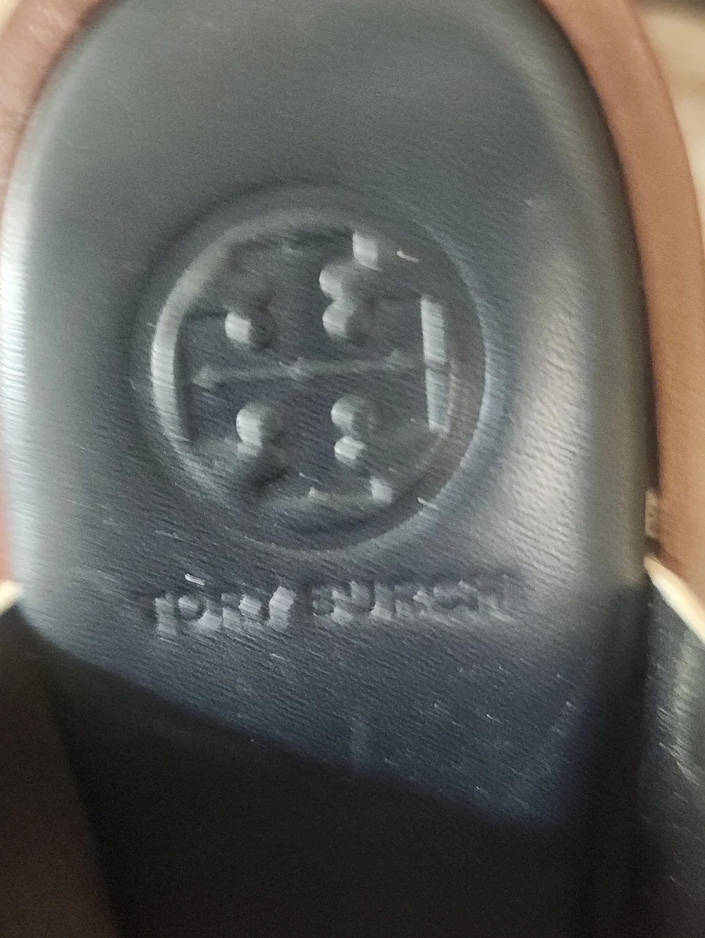 Tory Burch Cream Leather Platform Wedge Sandals Ankle Strap Gold Buckle